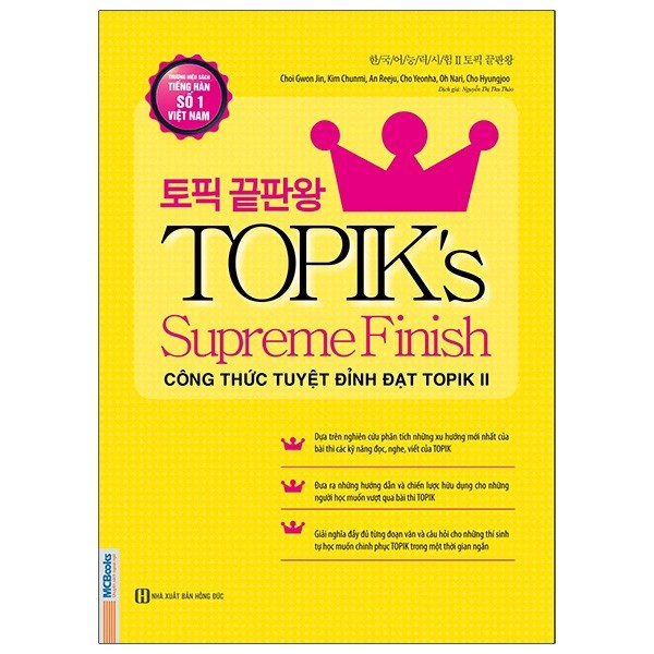 Topik's Supereme Finish Công thức tuyệt đỉnh đạt Topik II