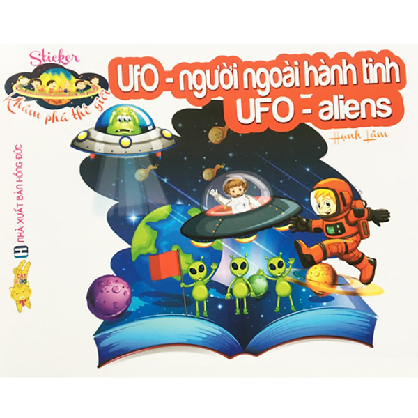 Sticker Khám Phá Thế Giới - UFO - Người Ngoài Hành Tinh - UFO - Aliens